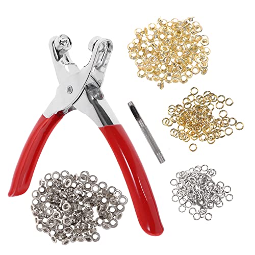 JEWEDECO Ösen Mit Zange Für Stoff Und Leder Metallösen Mit Unterlegscheiben Ösen-werkzeug-kit Für Schuhe Kleidung Bastelprojekte Zelte Markisen von JEWEDECO