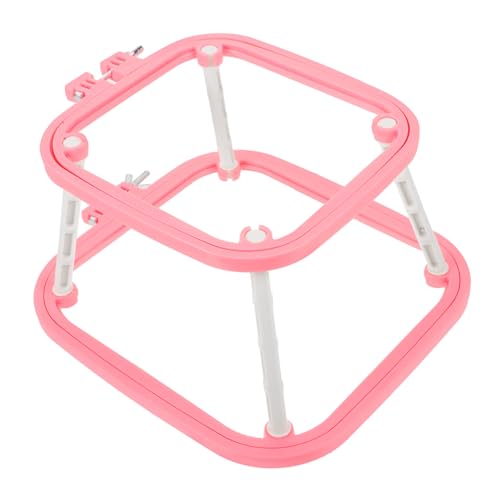 JEWEDECO Stickständer Verstellbarer Stickrahmen Für Handarbeiten Stickrahmenhalterung Aus Abs-material Langlebiger Stickständer Für Kreuzstich-projekte von JEWEDECO