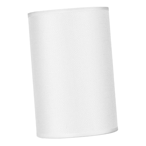 JEWEDECO Universeller Runder Lampenschirm aus Weißem Leinenstoff für Tischlampen Fassung Leichter Aufbau Minimalistisches Design Vielseitig für Haushalt Büro und Besondere Anlässe Geeignet von JEWEDECO