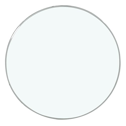 JEWEDECO Verdicktes Gehärtetes Glas, Schreibtisch, Runde Glasplatte, Glastisch, Runder Glastisch, Runder Transparenter Tisch Aus Gehärtetem Glas, Beistelltisch, Glastischplatte, von JEWEDECO