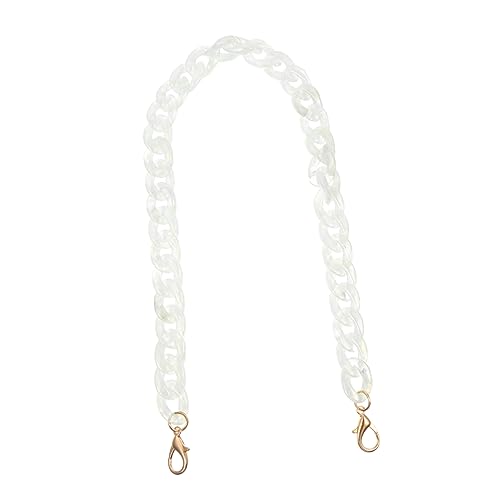 JEWEDECO Vielseitige Schulterkette für Handtaschen Regenbogen Fischgrät Design Robuste und Langlebige Bar Replacement Chain für Umhängetaschen und Geldbörsen von JEWEDECO