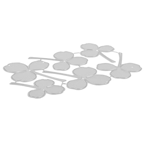 JEWEDECO 4-Blatt-stanzformen Mit Prägung Metall-Scrapbook-stanzformen Für Die Kartenherstellung Und Zum Basteln von JEWEDECO