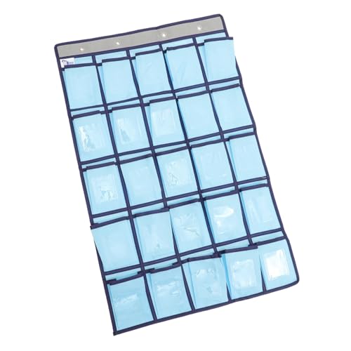 JEWEDECO Wandhängender Aufbewahrungsbeutel aus Atmungsaktivem Vliesstoff mit Transparenten Taschen Vielseitiger Organizer für Mobiltelefone Lernkarten Schmuck für Klassenzimmer Büro Zuhause JEWEDECO Wandhängender Aufbewahrungsbeutel aus Atmungsaktivem Vliesstoff mit Transparenten Taschen Vielseitiger Organizer für Mobiltelefone Lernkarten Schmuck für Klassenzimmer Büro Zuhause von JEWEDECO