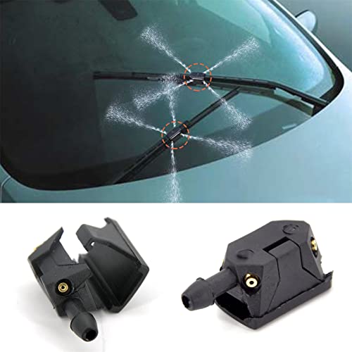 JEYANG Frontscheibenwaschdüsen Armmontierte Düsen Düsen Waschdüsen Auto-Scheibenwischer-Spraydüse Universal-Autowischeradapter JEYANG Frontscheibenwaschdüsen Armmontierte Düsen Düsen Waschdüsen Auto-Scheibenwischer-Spraydüse Universal-Autowischeradapter von JEYANG