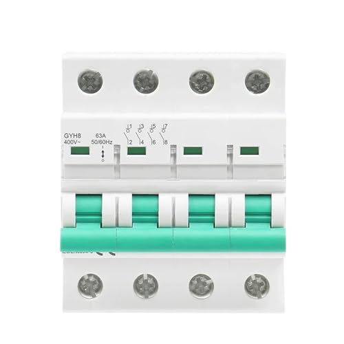 JEYPINDII GYH8 4-poliger Trennschalter 400 V Schalter 63 A 100 A 125 A Trennschalter(63A) von JEYPINDII