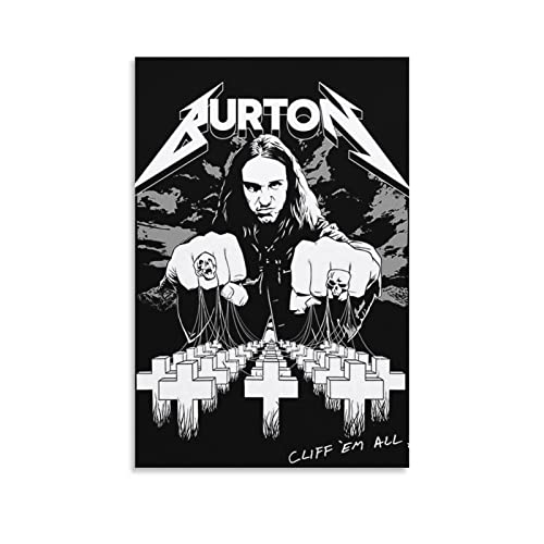 JEYUAN Foto Auf Leinwand 30 * 50cm Senza Cornice Musica Cliff Burton HD Poster Soggiorno Camera da letto Pittura Opera d'arte von JEYUAN