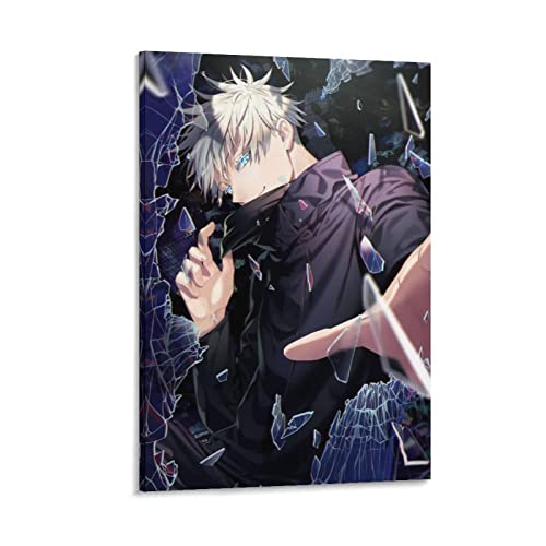 JEYUAN Kunstdruck Poster 50 * 70cm Senza Cornice Jujutsu Kaisen Gojo Satoru Anime Character Poster e Wall Art Modern Family camera da letto Decor von JEYUAN