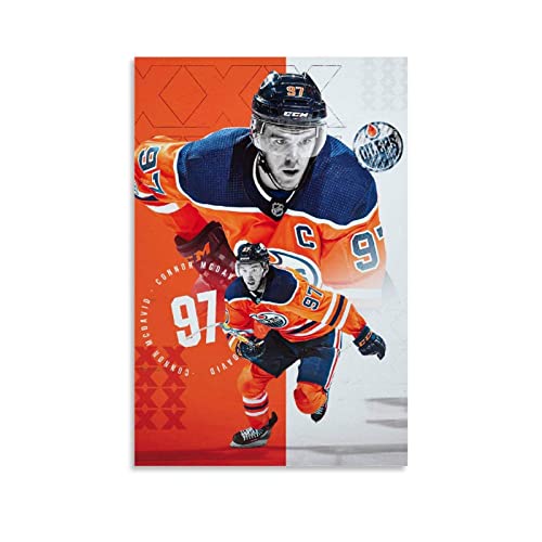 JEYUAN Leinwand Bilder Connor Mc-David Poster Hockey Bild 1 Wanddekoration Druck für Büro Wohnzimmer Zuhause 60x90cm Kein Rahmen JEYUAN Leinwand Bilder Connor Mc-David Poster Hockey Bild 1 Wanddekoration Druck für Büro Wohnzimmer Zuhause 60x90cm Kein Rahmen von JEYUAN