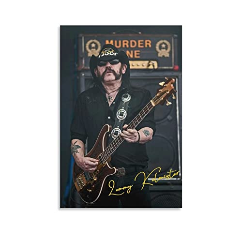 JEYUAN Leinwand Wandkunst Malerei Lemmy Kilmister Poster Canvas Wall Art Pictures for Bedroom Wall Art Gifts Decor 60x90cm Senza Cornice von JEYUAN