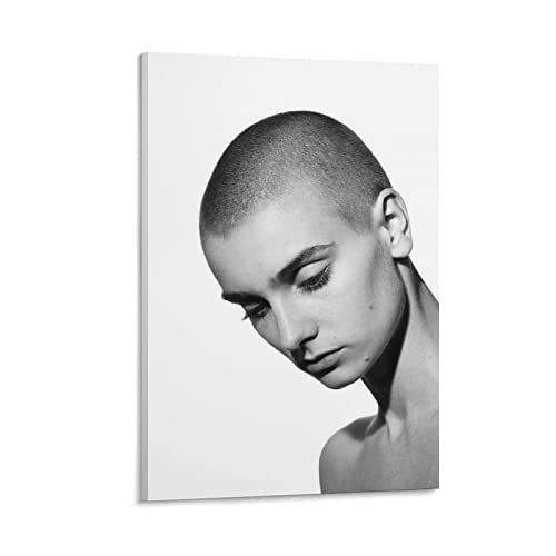 JEYUAN Leinwand Wandkunst Malerei Sinead O'Connor Musik Sänger Poster Home Einrichtung Dekoratives Wohnzimmer Schlafzimmer 60x90cm Kein Rahmen von JEYUAN