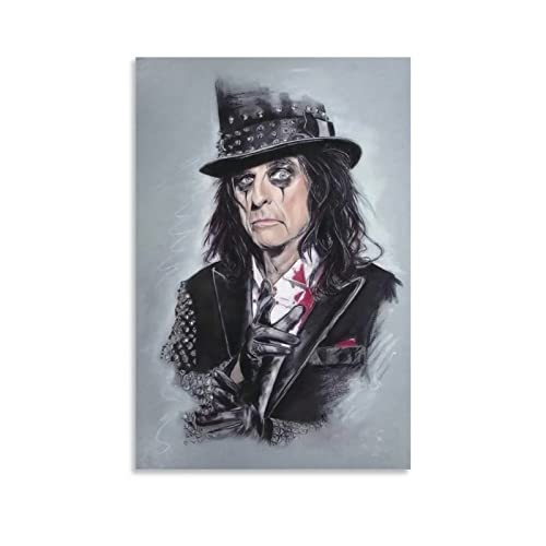 JEYUAN Poster und Drucke 60 * 90cm Senza Cornice Alice Cooper Poster Decorazione Soggiorno Camera da letto Pittura JEYUAN Poster und Drucke 60 * 90cm Senza Cornice Alice Cooper Poster Decorazione Soggiorno Camera da letto Pittura von JEYUAN