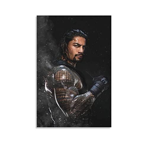 JEYUAN Poster und Drucke 60 * 90cm Senza Cornice Roman Reigns Poster Canvas Wall Art Pictures for Bedroom Wall Art Gifts Decor von JEYUAN