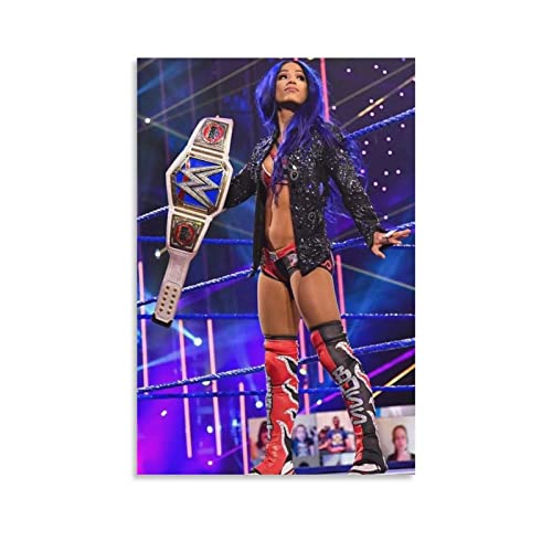 JEYUAN Poster und Drucke 60 * 90cm Senza Cornice Sasha Banks Poster Decorazione Soggiorno Camera da letto Pittura von JEYUAN