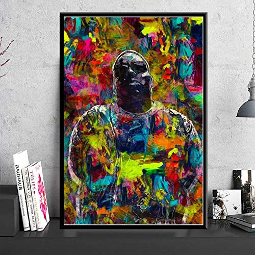 JEfunv Art Decor Poster und Drucke Psychedelic Notorious Big Art Painting Wandbilder Home Decor 60x80cm No Frame von JEfunv