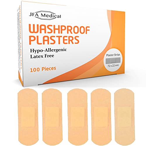 JFA waschfest groß Strip Pflaster 22 x 72 mm 100 Stück pro Packung JFA waschfest groß Strip Pflaster 22 x 72 mm 100 Stück pro Packung von JFA Medical