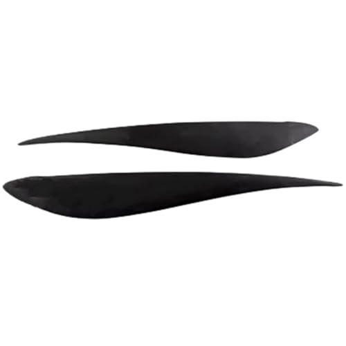 JFENGNB 2 Stück Auto Scheinwerfer Augenbraue für Mazda 5 2010-2017, ABS Frontscheinwerfer Augenbrauen Augenlider Abdeckung Trim Exterieur Zubehör von JFENGNB