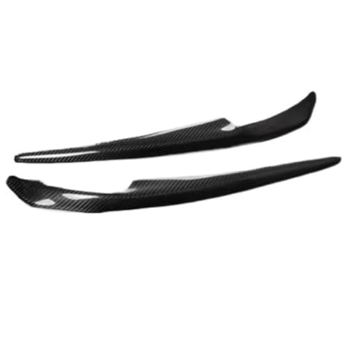 JFENGNB 2 Stück Auto Scheinwerfer Augenbraue für Mitsubishi Lancer EX Evolution X 2008-2017, ABS Frontscheinwerfer Augenbrauen Augenlider Abdeckung Trim Exterieur Zubehör von JFENGNB