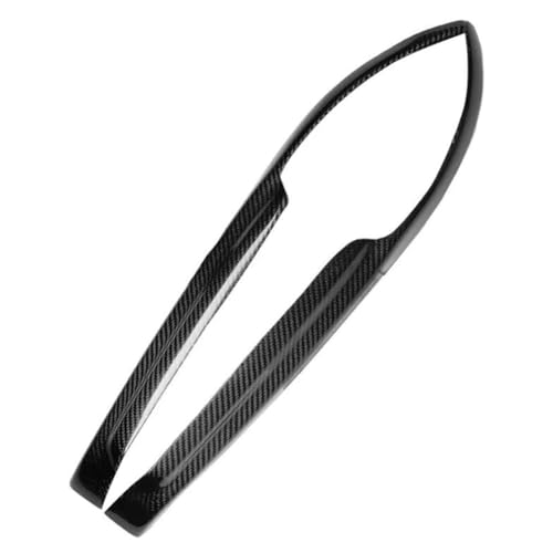 JFENGNB 2 Stück Auto Scheinwerfer Augenbraue für Mitsubishi Lancer Evolution EVO 7 8 9 2003-2007, ABS Frontscheinwerfer Augenbrauen Augenlider Abdeckung Trim Exterieur Zubehör von JFENGNB