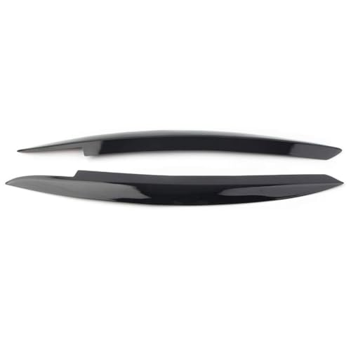 JFENGNB 2 Stück Auto Scheinwerfer Augenbraue für VW Golf MK6 2008-2013, ABS Frontscheinwerfer Augenbrauen Augenlider Abdeckung Trim Exterieur Zubehör von JFENGNB