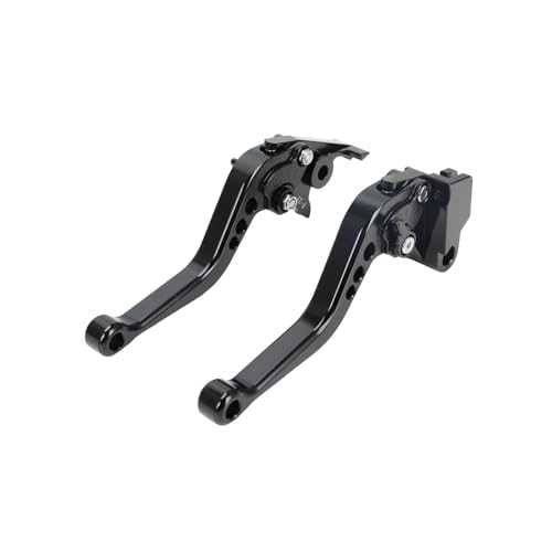 JFG RACING 1 Paar Motorrad Bremshebel und Kupplungshebel für Z650 2017-2022 Z650RS 2022 Z900 2017-2023 Schwarz von JFG RACING