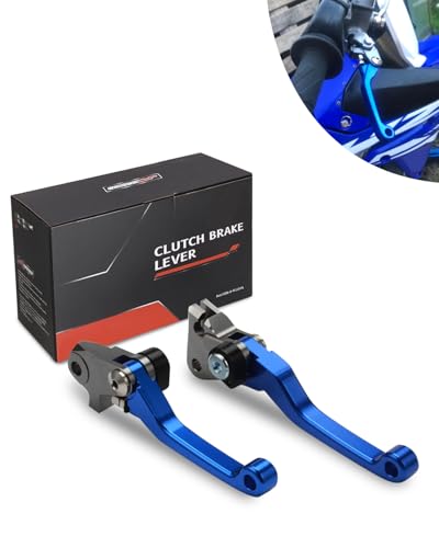 Motorrad Bremshebel und Kupplungshebel für YZ125/250 15-25 YZ250F 09-25 YZ125X 17-23 25 YZ250X 16-23 25 YZ426F/450F 09-25 YZ250FX 20-25 YZ450FX 19-25 WR450F 24-25 WR250F 25 Blau von JFG RACING