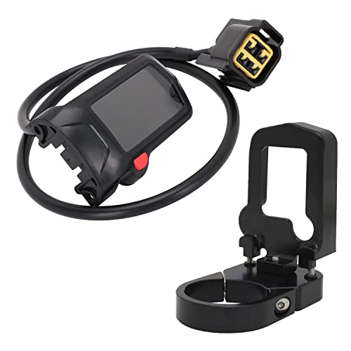 JFG RACING Motorrad-Tachometer Tachometer Wasserdichtes LCD-Display Digitaler Betriebsstundenzähler Timer + Tachometer-Schutzhalterung Für Sur Ron S X Segway X160/260-Schwarz JFG RACING Motorrad-Tachometer Tachometer Wasserdichtes LCD-Display Digitaler Betriebsstundenzähler Timer + Tachometer-Schutzhalterung Für Sur Ron S X Segway X160/260-Schwarz von JFG RACING