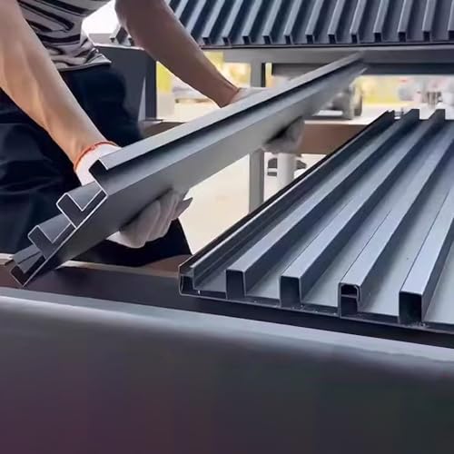 Dachplatten, Dachbahnen 2,6-6,6 Fuß lange Welldachplatten, verdickte Aluminium-Dachverkleidungsplatten/wasserdichte Ziegel(1.3m/4.3ft) von JFGCTYHXY