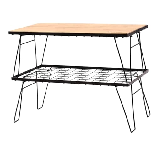 JFGCTYHXY Camping-Klapptisch, Klapptisch, Stahlgittertisch, Multifunktionstisch, Klappbarer Campingtisch for Picknick, Hinterhöfe, Strand, Picknicktisch von JFGCTYHXY