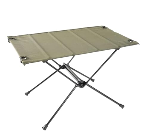 JFGCTYHXY Camping-Klapptisch, Klapptisch Leichter Aluminium Parallel Auto Selbstfahrende Tour Multifunktionstisch Picknicktisch(Gr眉n) von JFGCTYHXY