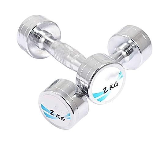 JFGCTYHXY Hanteln, Hantelset, Gewichte-Set, 5 Paar Hanteln, Fitness-Hanteln aus reinem Stahl, for das Fitnessstudio, for Frauen, Bodybuilding, Heimtraining(10kg(5kg*2)) von JFGCTYHXY