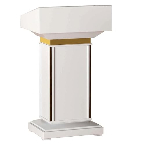 JFGCTYHXY Rednerpult, Luxus-Rednerpulte aus Holz mit geräumiger Schublade und offenem Stauraum, Podien, Kanzeln for Kirchen, tragbarer Podiumständer H von JFGCTYHXY