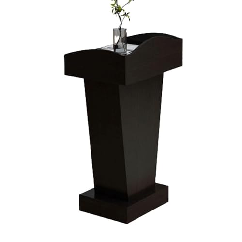 JFGCTYHXY Rednerpult, Stand Rednerpulte Minimalistischer Podiumständer mit Schubladen und offenem Stauraum Holz Konferenztisch Tragbare Lehrerpodeste Hat Mann von JFGCTYHXY