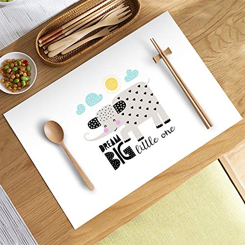 JFGCTYHXY Tassenuntersetzer, Geschmackloses wasserdichtes Tischset, Western-Tischset, Stoffuntersetzer, Student, PVC, Verbrühungsschutz, Wärmedämmung, Home-Yr9-1_35 x 45 cm(Yr9 4,40 * 60cm) von JFGCTYHXY