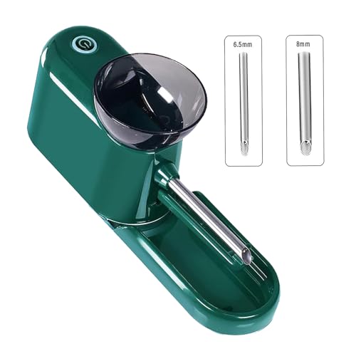 JFGCTYHXY Zigarettenrollmaschine, Elektrischer Cone Loader, Tabakroller Maker mit Durchmesser 6,5/8 mm Rauchrohr, Blau(Green) von JFGCTYHXY
