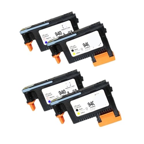 JFGIkLFD 2PK Kompatibler Druckkopf 940 C4900A für HP940 Pro 8000 A809a 8500A A910a A910g A910n A809n A811a 8500 Druckkopf(2SET) von JFGIkLFD
