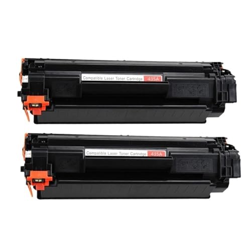 JFGIkLFD 2er-Pack kompatible CB435A Tonerkartusche 35A 435 435a für P1005 P1006 Druckerersatz von JFGIkLFD