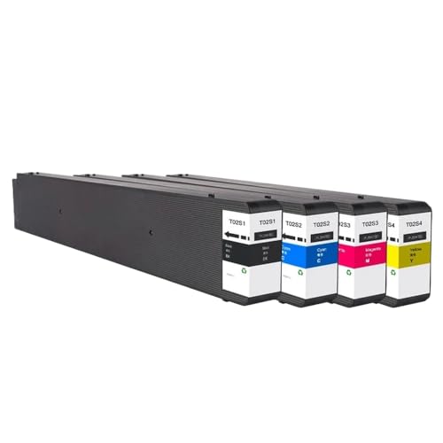 JFGIkLFD Kompatible Farbtintenpatrone Kompatibel mit Workforce Enterprise WF-C20750 T02S1 T02S2 T02S3 T02S4(BKCMY-1SET) von JFGIkLFD