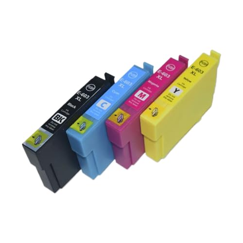 JFGIkLFD Kompatible Tintenpatrone 603XL Kompatibel mit WF 2810 WF 2830 WF 2850 WF2835 XP2100 XP2105 XP3100 XP3105 XP 4100 XP 4105 von JFGIkLFD