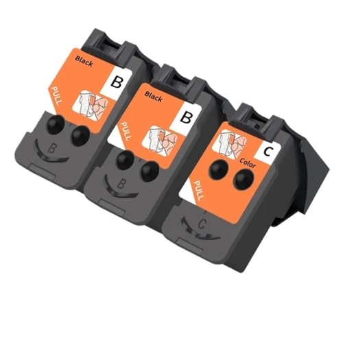 JFGIkLFD Recycelter Druckkopf QY6 8001 8017, kompatibel mit CA91 CA92 G1100 G1110 G2100 G2110 G3100 G3110 G4100 G4110 Patronen(2Black 1Color) von JFGIkLFD