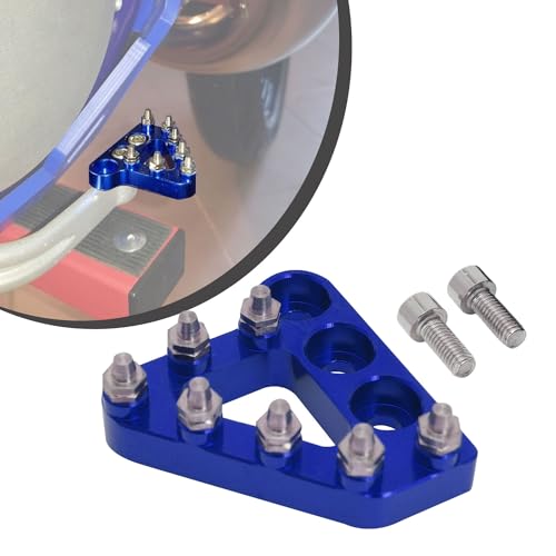 Motorrad Bremspedal,Billet Motorrad Hinten Bremspedal Schrittspitze Ersatz für 125 250 300 350 450 530 690 950 990 SX EXC XCF SXF XC XCW EXCF EXCW EXCF SMR-Blau von JFG RACING