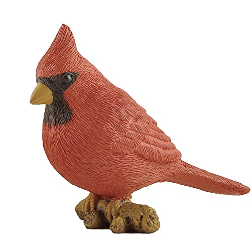 JFSM INC. 8,3 cm roter Kardinal sitzend auf Ast Figur – Kardinal-Dekor, Kardinal-Geschenke für Frauen, Kardinalvogel-Dekor, roter Vogel Kardinal-Geschenke, Vogeldekor von JFSM INC.