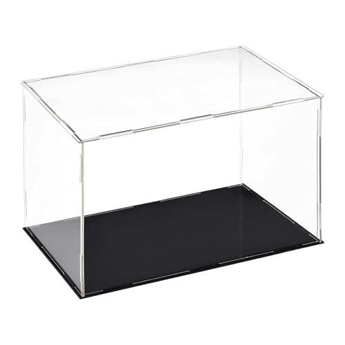 Acryl Vitrine,Schaukasten,Vitrine Box, Klare Acryl Vitrine mit,schwarzem Sockel,Arbeitsplatzbox für Pop-Figuren Sammlerspielzeuge müssen den Schutzfilm entfernen,2mm, 10/15/20/30/35/40cm(40x40x55cm/16 Acryl Vitrine,Schaukasten,Vitrine Box, Klare Acryl Vitrine mit,schwarzem Sockel,Arbeitsplatzbox für Pop-Figuren Sammlerspielzeuge müssen den Schutzfilm entfernen,2mm, 10/15/20/30/35/40cm(40x40x55cm/16 von JFUTD