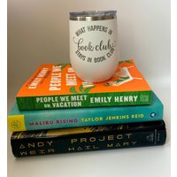 Buchclub Weinbecher Was Im Buchklub Passiert, Bleibt - Geschenk Weinglas Tumbler von JFWcreations