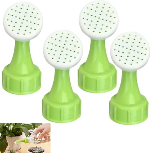 Gießaufsatz für Flaschen,4 Stück kleine Giesskanne,Flasche Top Bewässerung,Dog Hunde-Reisedusche,Düse Sprinklerkopf,Aufsatz Gießkanne Zimmerpflanzen,Sprinkler,Pflanzensprüher von JFangZHZH