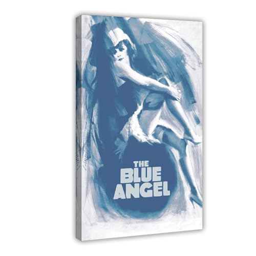 JGAIEWC Leinwand-Poster, Motiv: Der blaue Engel, Wandkunst, Druck, Gemälde für Wohnzimmer, Schlafzimmer, Dekoration, 40 x 60 cm JGAIEWC Leinwand-Poster, Motiv: Der blaue Engel, Wandkunst, Druck, Gemälde für Wohnzimmer, Schlafzimmer, Dekoration, 40 x 60 cm von JGAIEWC