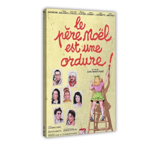 JGAIEWC Leinwandposter Weihnachtsmann ist ein Stinker, Schlafzimmer, Landschaft, Büro, Raumdekoration, Geschenk, 20 x 30 cm JGAIEWC Leinwandposter Weihnachtsmann ist ein Stinker, Schlafzimmer, Landschaft, Büro, Raumdekoration, Geschenk, 20 x 30 cm von JGAIEWC
