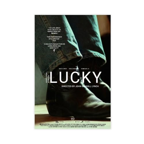 JGAIEWC Lucky Movie Poster Leinwand Poster Schlafzimmer Dekor Landschaft Büro Zimmer Dekor Geschenk 20 x 30 cm JGAIEWC Lucky Movie Poster Leinwand Poster Schlafzimmer Dekor Landschaft Büro Zimmer Dekor Geschenk 20 x 30 cm von JGAIEWC