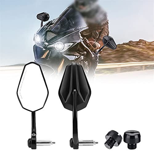 JGANRF 22 Mm 7/8 Zoll Für R1200GS Adventure 2009 F800 GS F650GS K 1200 S 800GS Motorrad Lenkerendenspiegel von JGANRF