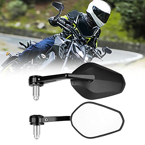 JGANRF 22mm 7/8" Motorrad Bar End Spiegel Für MT07 MT09 MT10 R1 R3 FZ6 TMAX530 TMAX 500 Xmax XJ6 XJR1300 FZ 6 Fun 900 von JGANRF