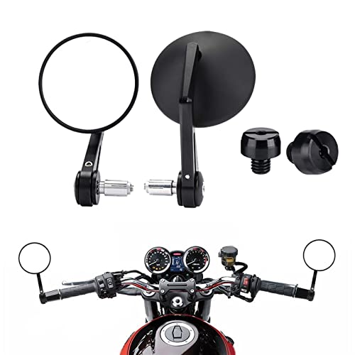 JGANRF Motorrad Spiegel CNC Motorrad Rückspiegel Für Shadow 600 Msx 125 Cb500x Für K1 GSX-R1000 GSX-R600 GSX-R750 von JGANRF